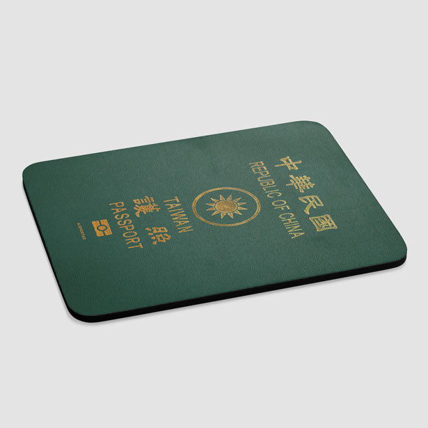 Taiwan - Passport Mousepad - Airportag
