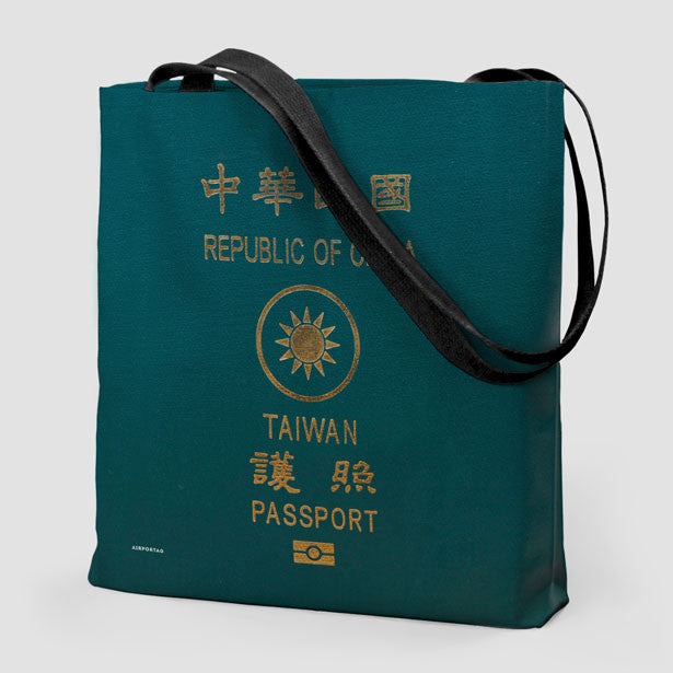 Taiwan - Passport Tote Bag - Airportag