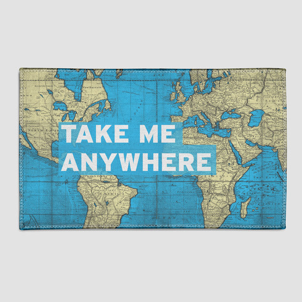 Take Me Anywhere - Rectangular Rug airportag.myshopify.com