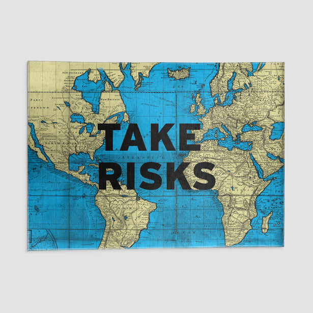 Take Risks - Rectangular Rug airportag.myshopify.com