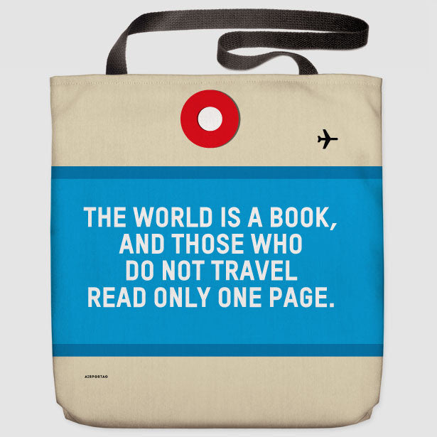 The World Is - Tote Bag - Airportag