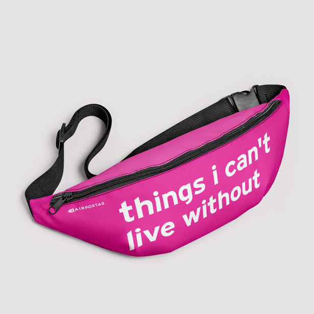 Things I Can't Live Without - Fanny Pack airportag.myshopify.com