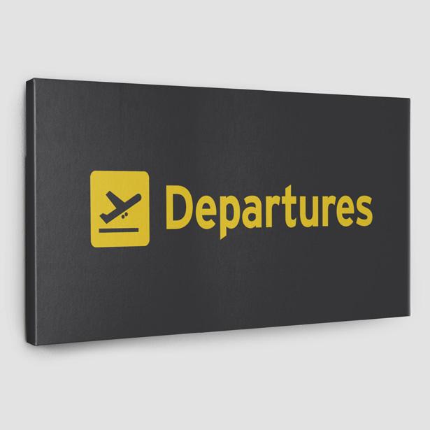 Departures - Canvas - Airportag