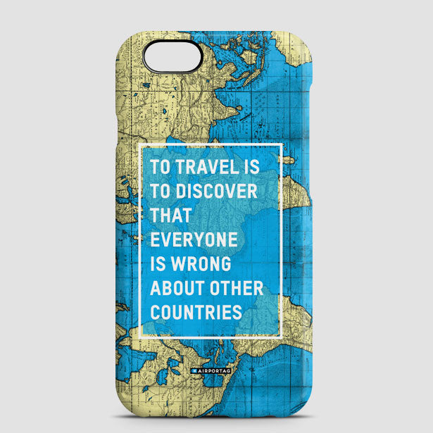 To Travel Is - Phone Case - Airportag