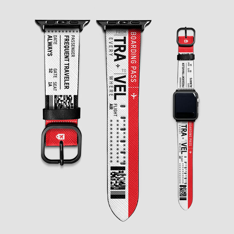 Travel Boarding Pass Apple Watch Band
