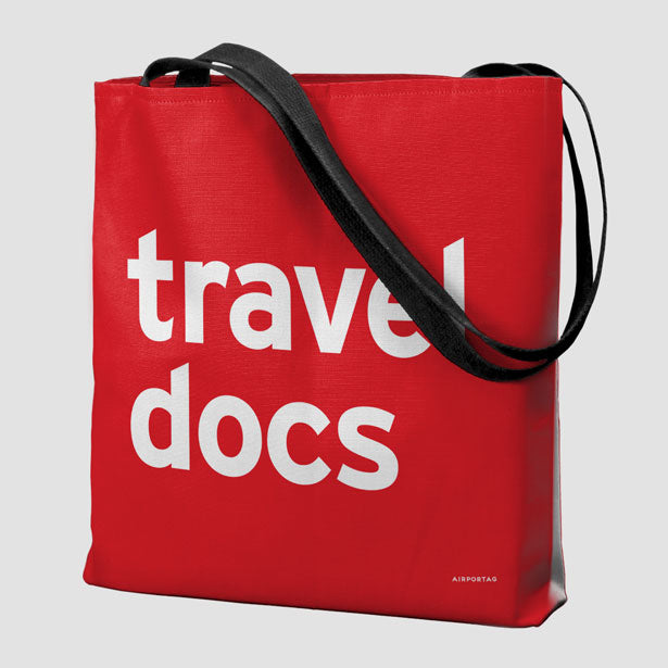 Travel Docs - Tote Bag airportag.myshopify.com