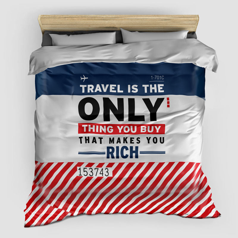 Travel is the only - Duvet Cover - Airportag