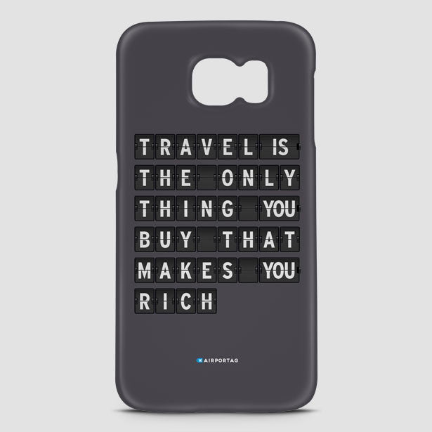 Travel is - Flight Board - Phone Case - Airportag