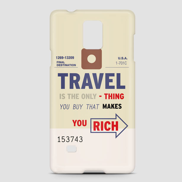 Travel is - Old Tag - Phone Case - Airportag