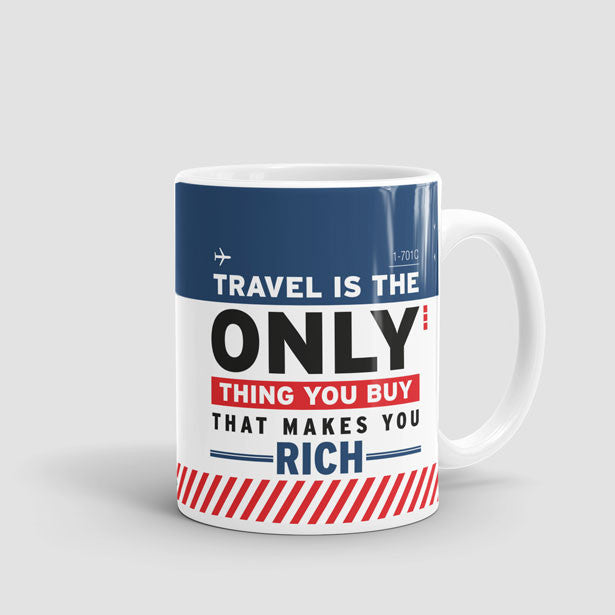 Travel is the only - Mug - Airportag