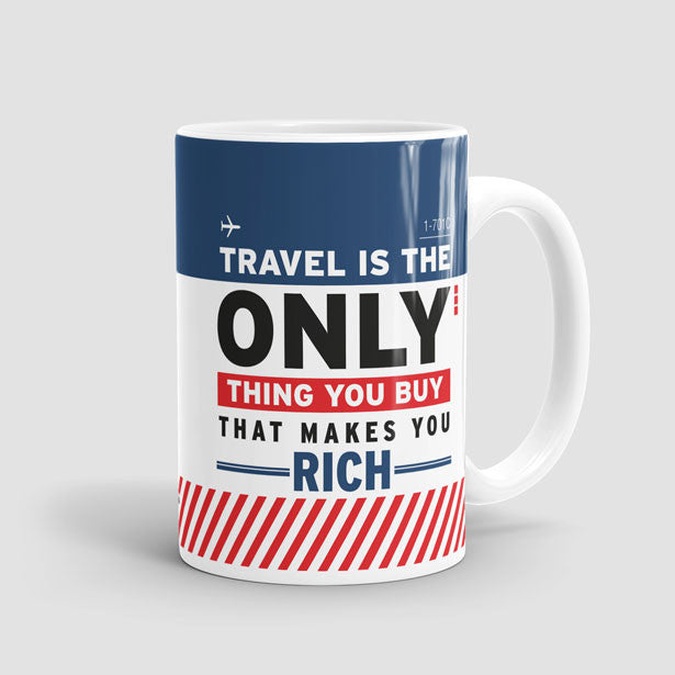 Travel is the only - Mug - Airportag