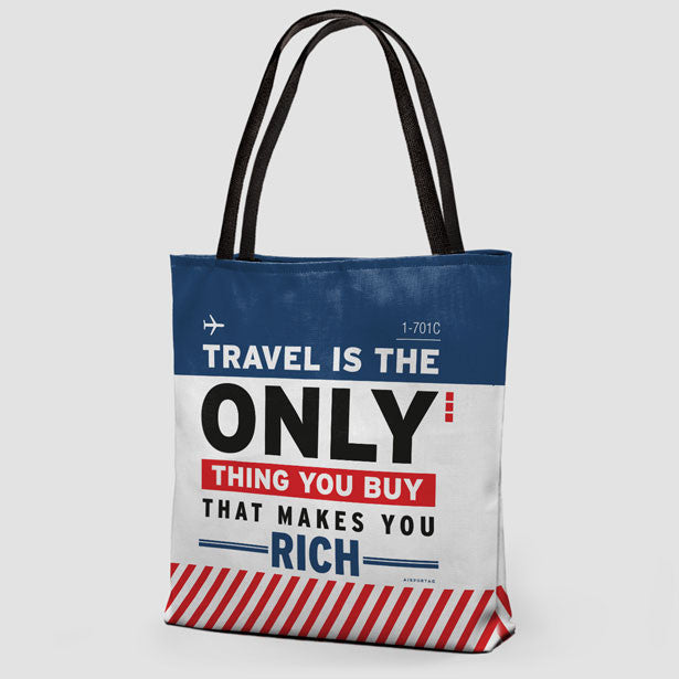 Travel is - Tote Bag - Airportag