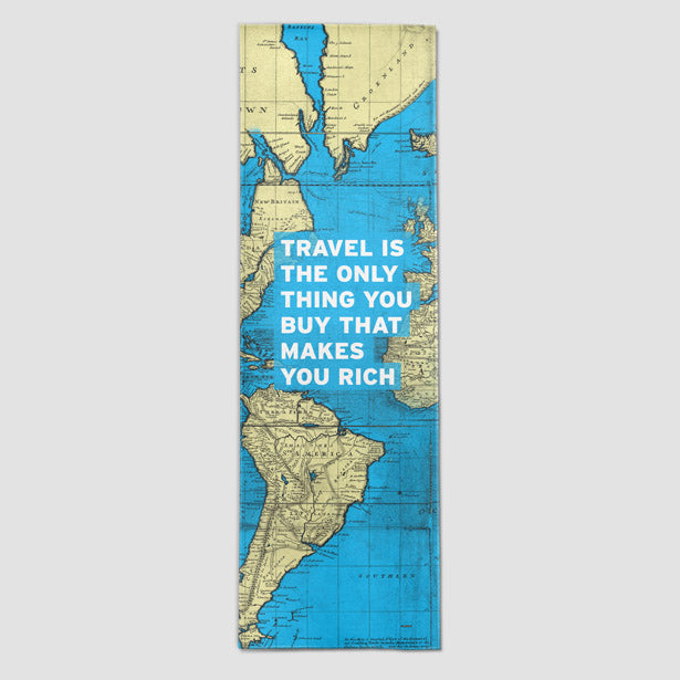 Travel Is - World Map - Runner Rug airportag.myshopify.com