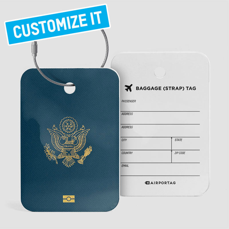 Travel Passport - Luggage Tag