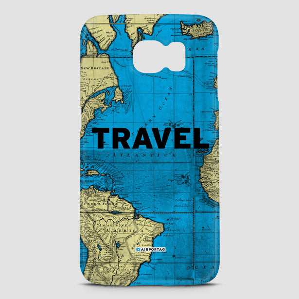 Travel - World Map - Phone Case - Airportag