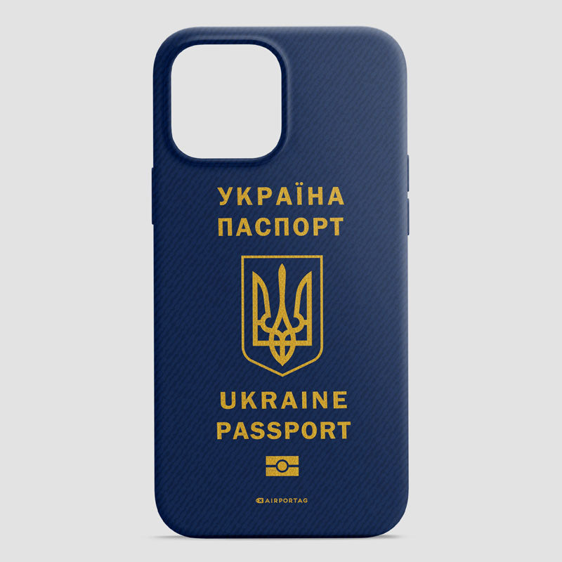 ウクライナ - パスポート電話ケース