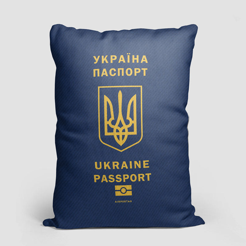 ウクライナ - パスポートの長方形の枕