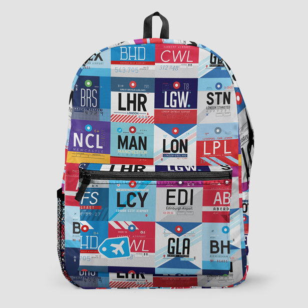 UK Airports - Backpack airportag.myshopify.com