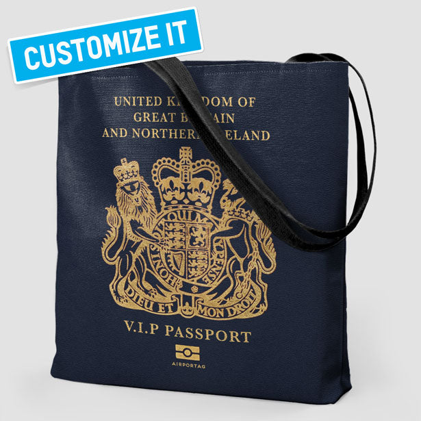 イギリス - パスポート トートバッグ