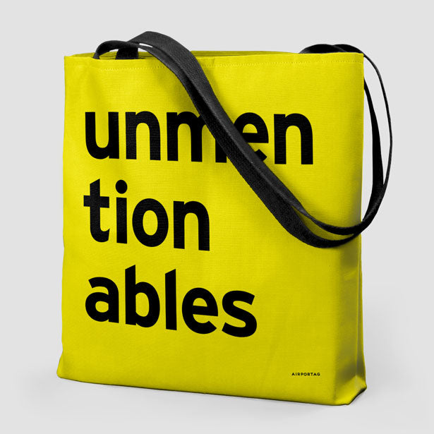 Unmentionables - Tote Bag airportag.myshopify.com