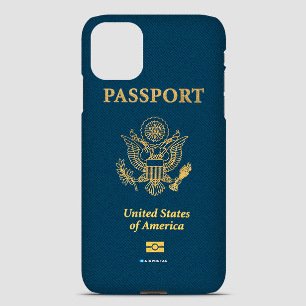 Passport Phone Case - United States Passport Mobile Cover