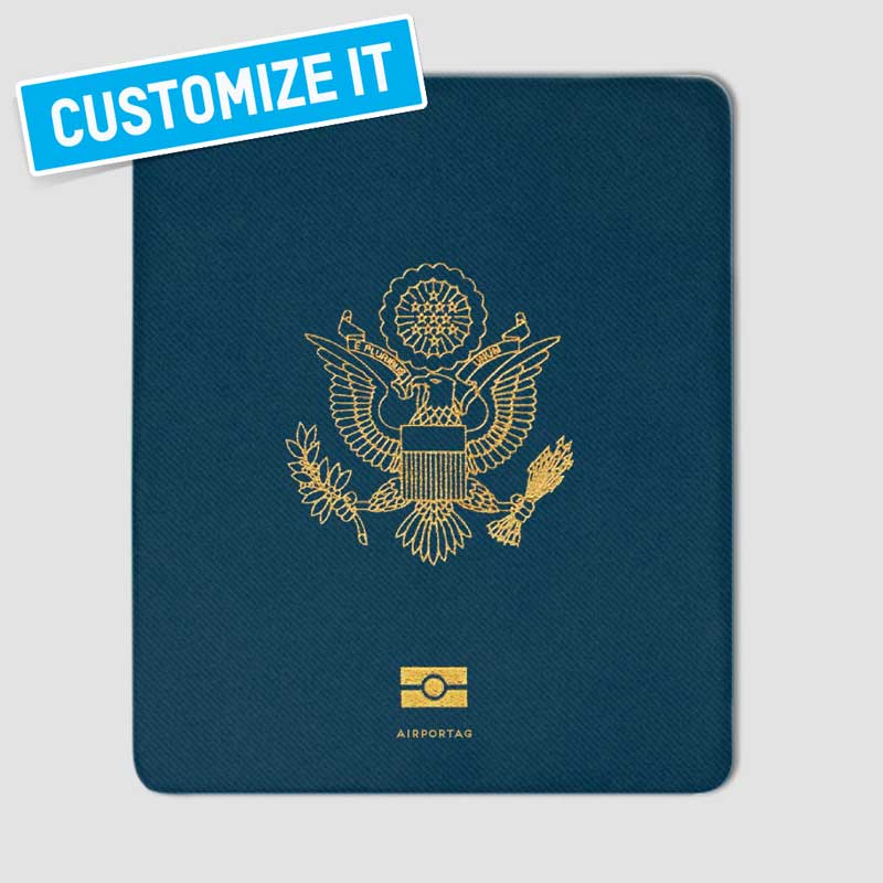 米国 - パスポート マウスパッド