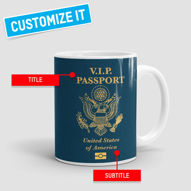 United States - Passport Mug