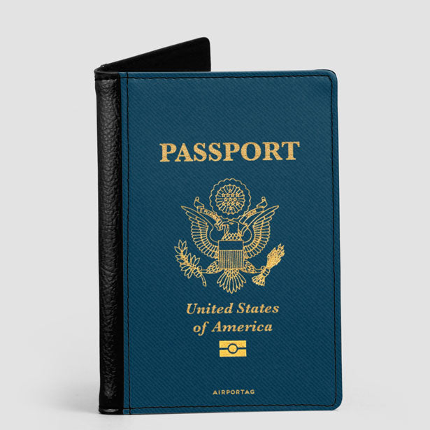 Passport Cover in Panama in black