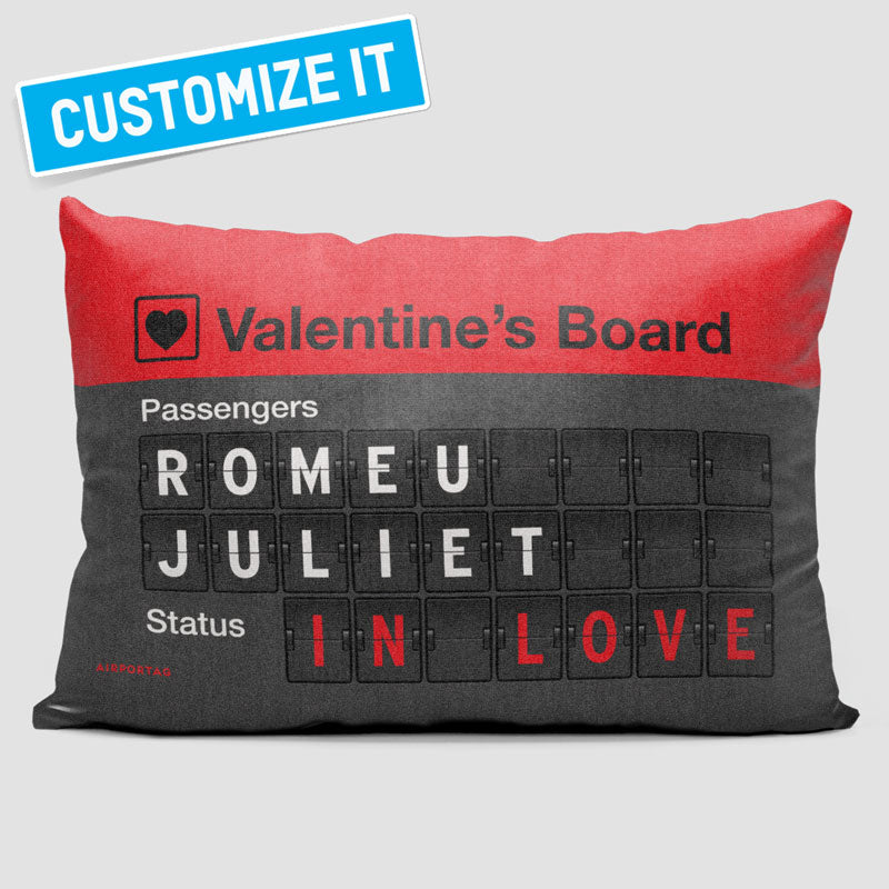 Valentine's Board - Throw Pillow