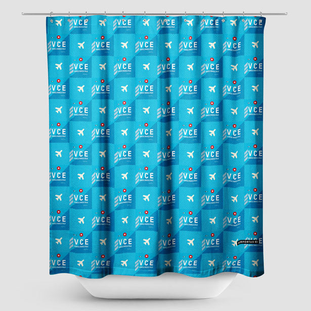 VCE - Shower Curtain - Airportag
