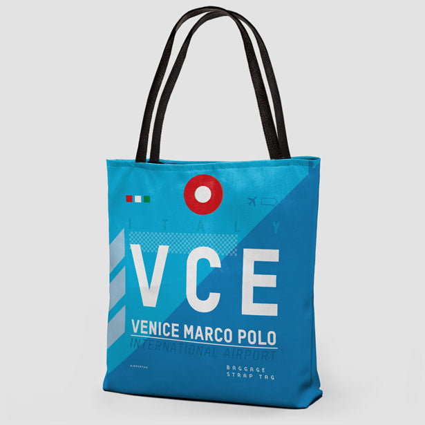 Tote Bag VCE Venice Marco Polo Airport Venice, Italy IATA code VCE