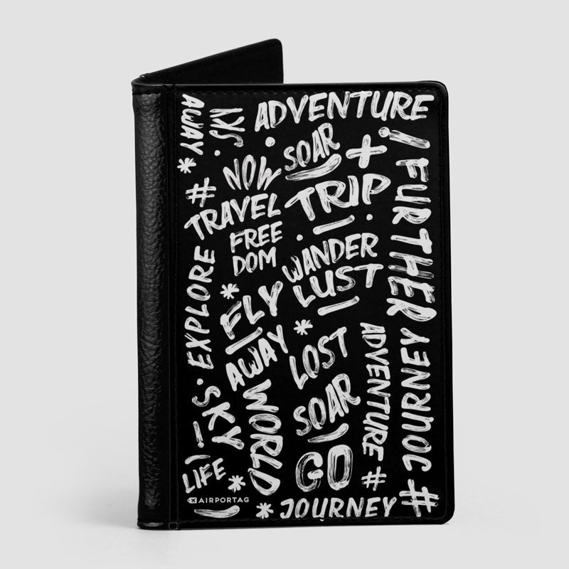 Wanderlust Words - Passport Cover
