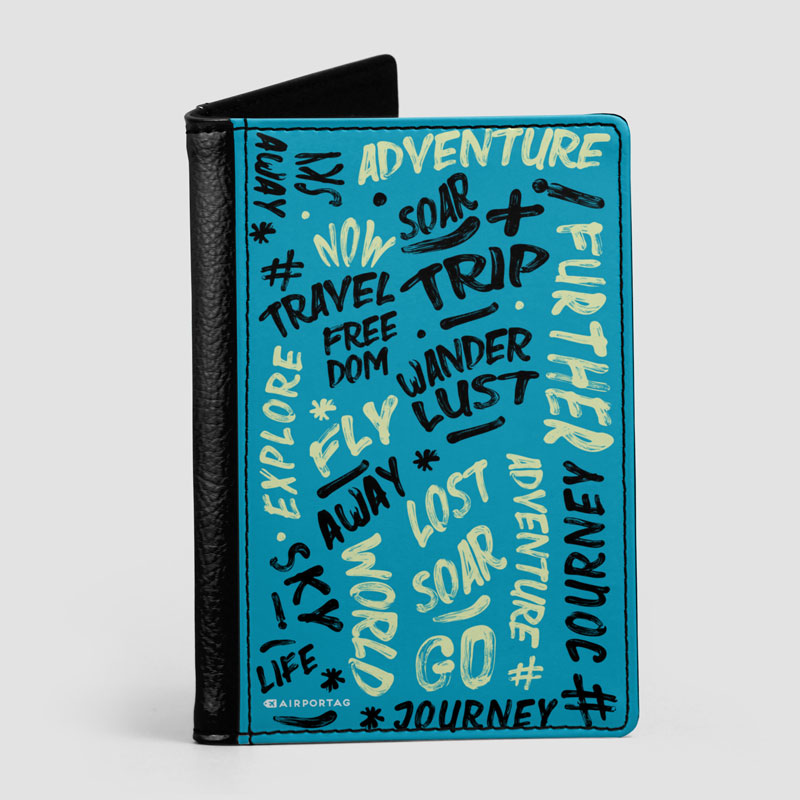 Wanderlust Words - Passport Cover