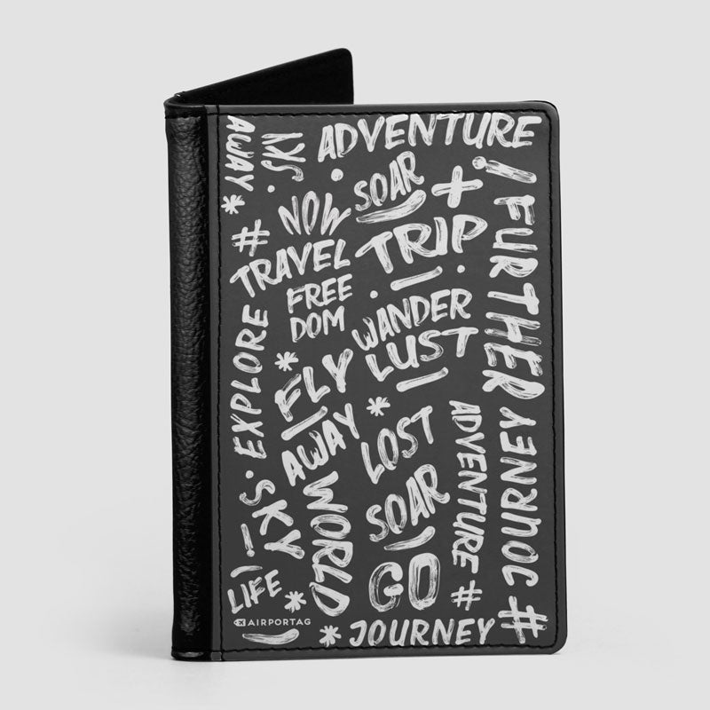 Wanderlust Words - Passport Cover