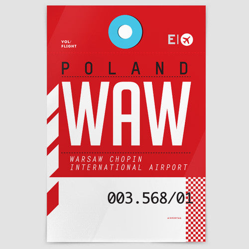 WAW - Poster - Airportag