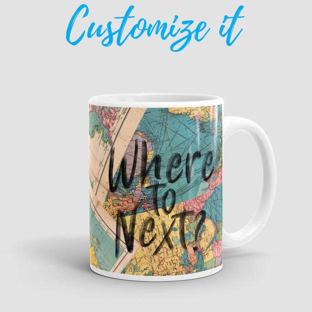 Where To Next? - Mug airportag.myshopify.com