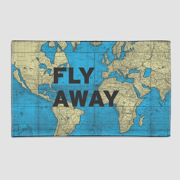 Fly Away - World Map - Rectangular Rug airportag.myshopify.com