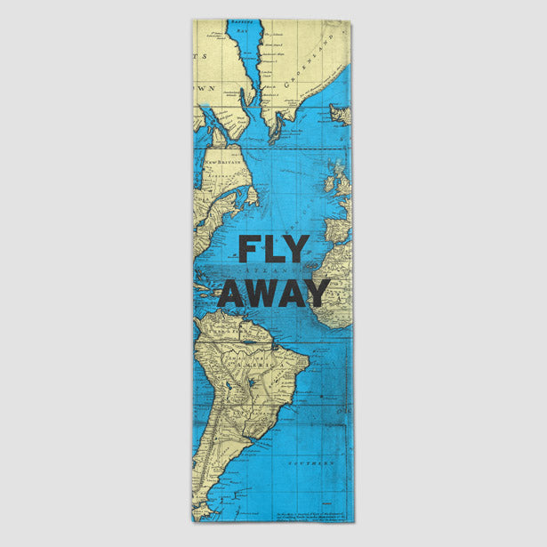 Fly Away - World Map - Runner Rug airportag.myshopify.com