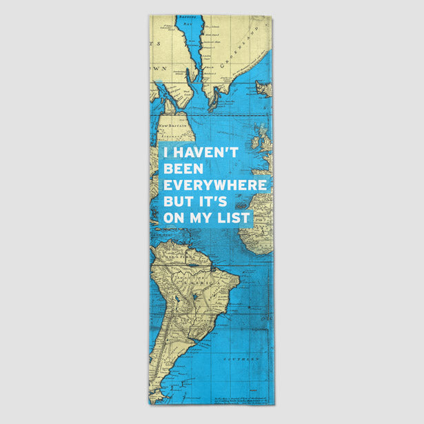 I Haven't Been - World Map - Runner Rug airportag.myshopify.com