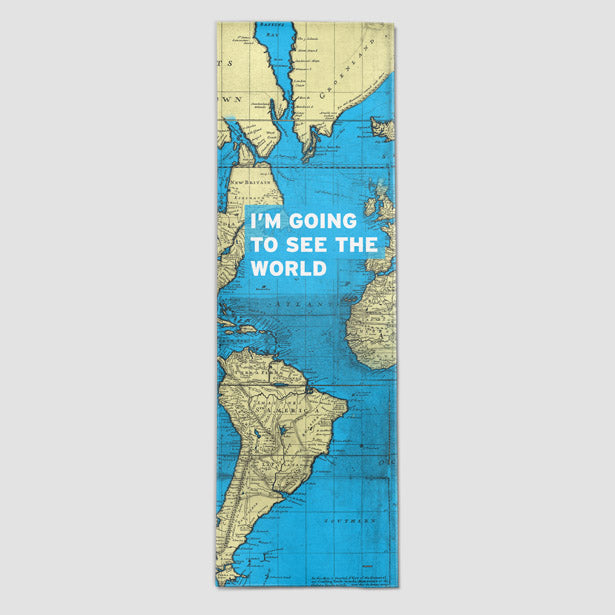 I'm Going To - World Map - Runner Rug airportag.myshopify.com