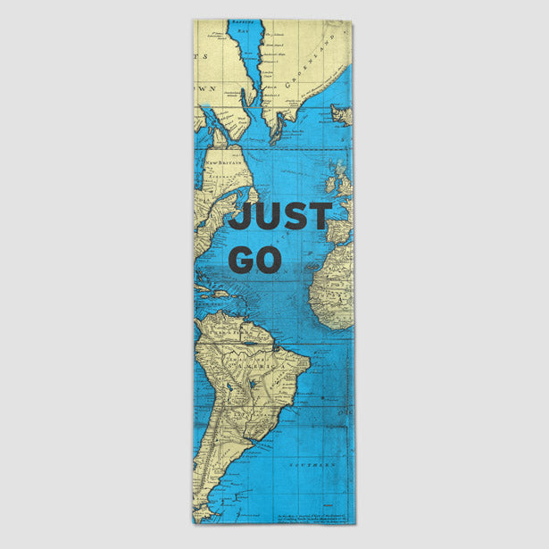 Just Go - World Map - Runner Rug airportag.myshopify.com