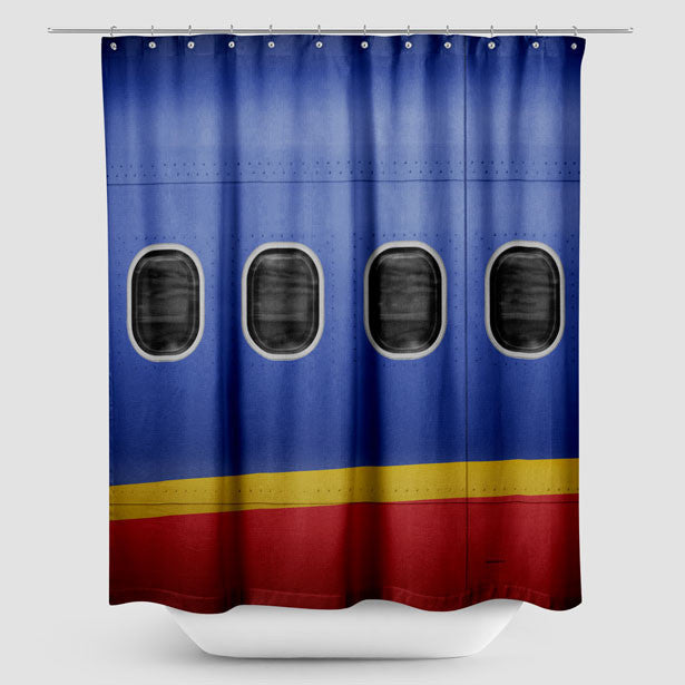 WN Plane - Shower Curtain - Airportag