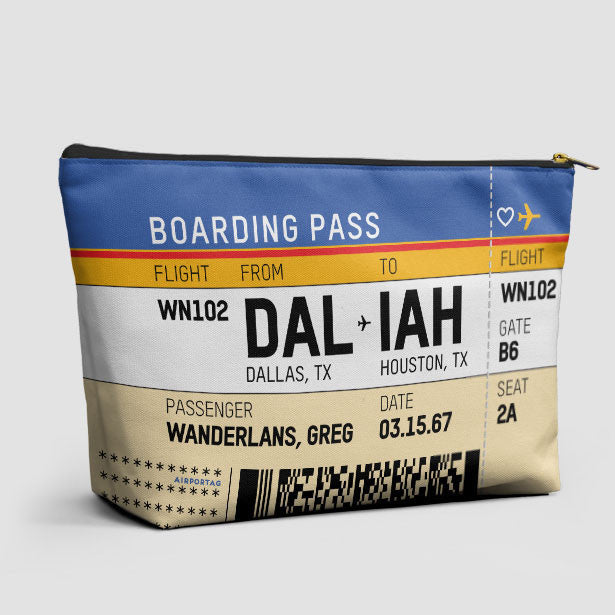 WN Boarding Pass - Pouch Bag - Airportag