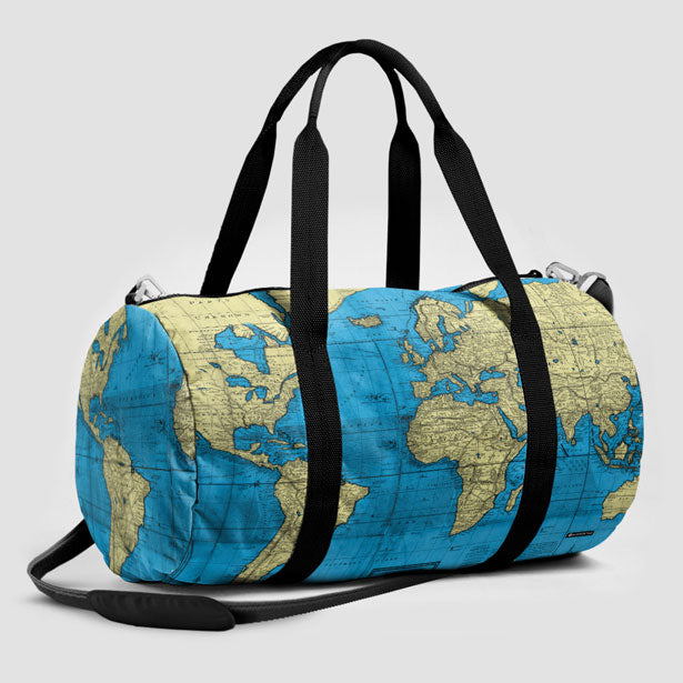 World Map - Duffle Bag - Airportag
