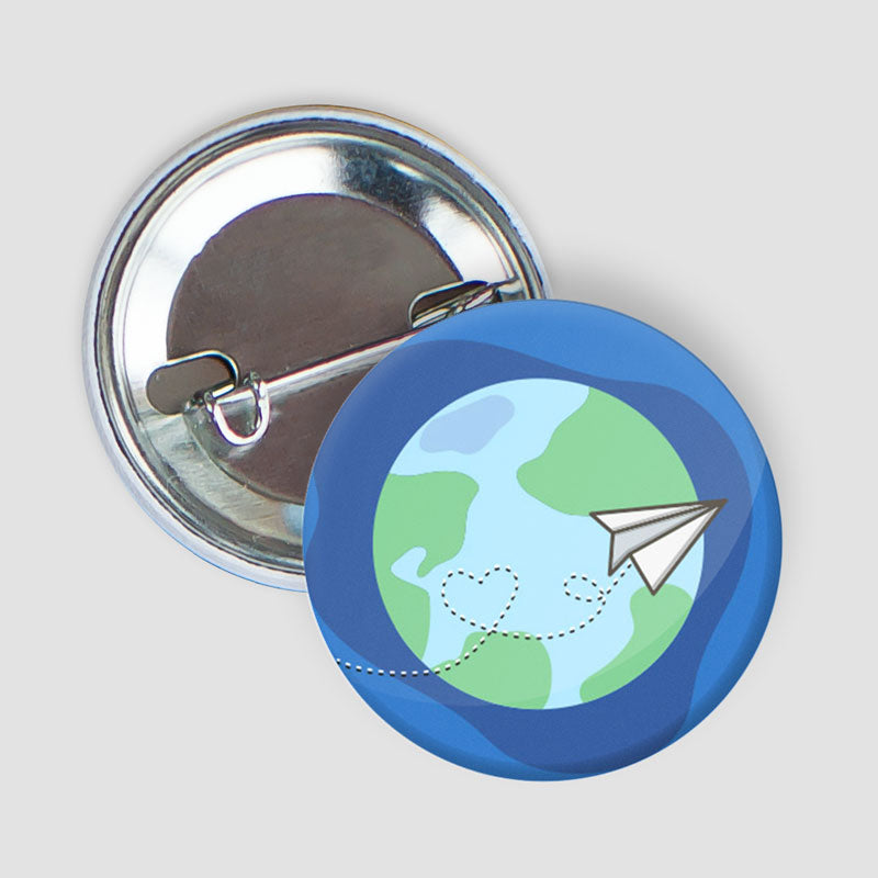 World Paper Plane - Button