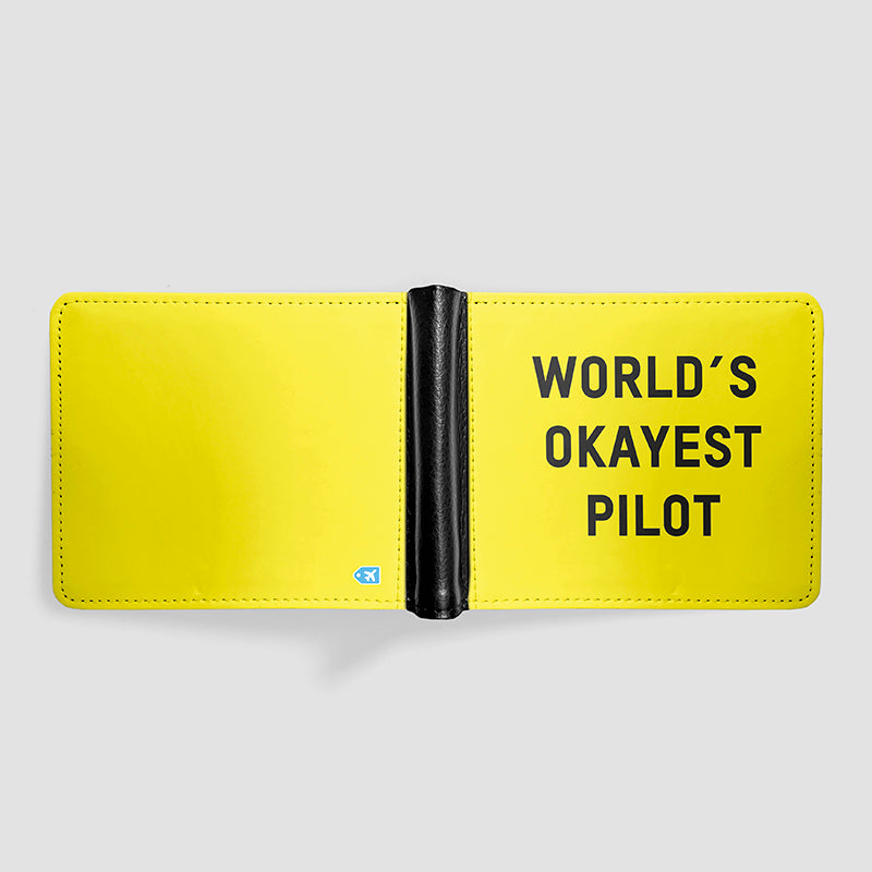 World's Okayest Pilot - Men's Wallet