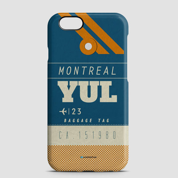 Airport Code Phone Case - IATA code YUL Mobile Cover