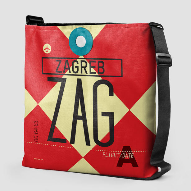 Black Vegan Leather Half Moon Bag with Zig Zag Webbing Strap by Peace of  Mind - hillyhorton.co.uk