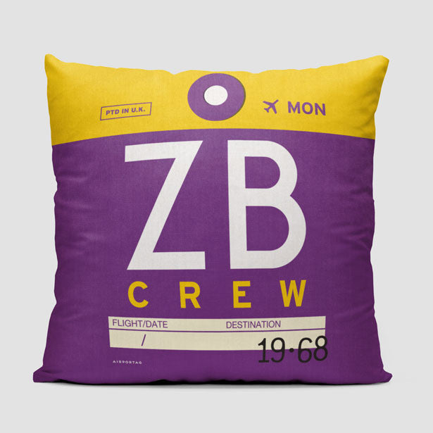 ZB - Throw Pillow - Airportag